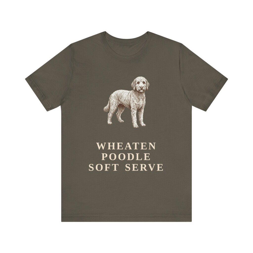 Whoodle Humor Shirt, Vintage Dog Sketch Tee, Dog Humor Gift
