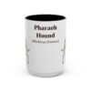 15oz Pharaoh Hound Latin Mug, Vintage Dog Coffee Mug, Dog Lover Gift
