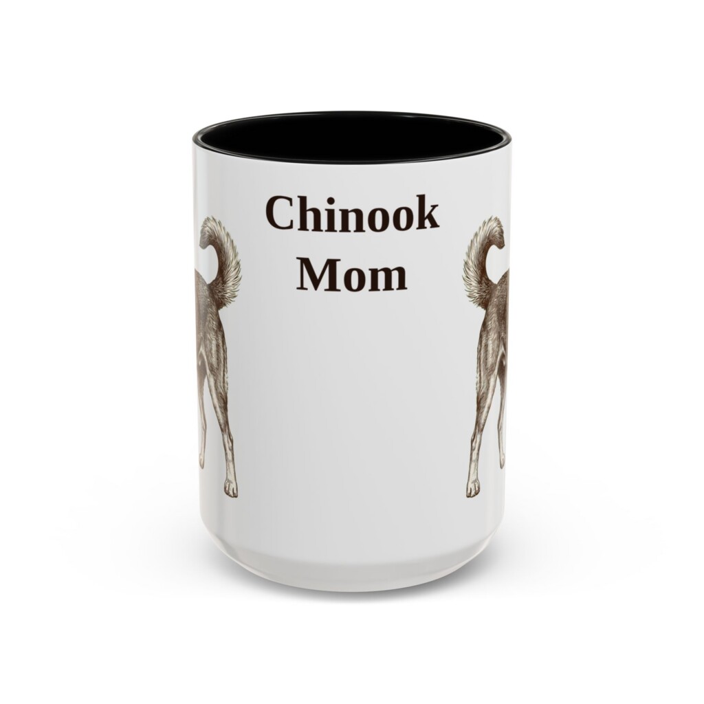 5394786414597264668_2048.jpeg 15oz Chinook Dog Mom Mug, Vintage Sketch Coffee Mug, Dog Mom Gift