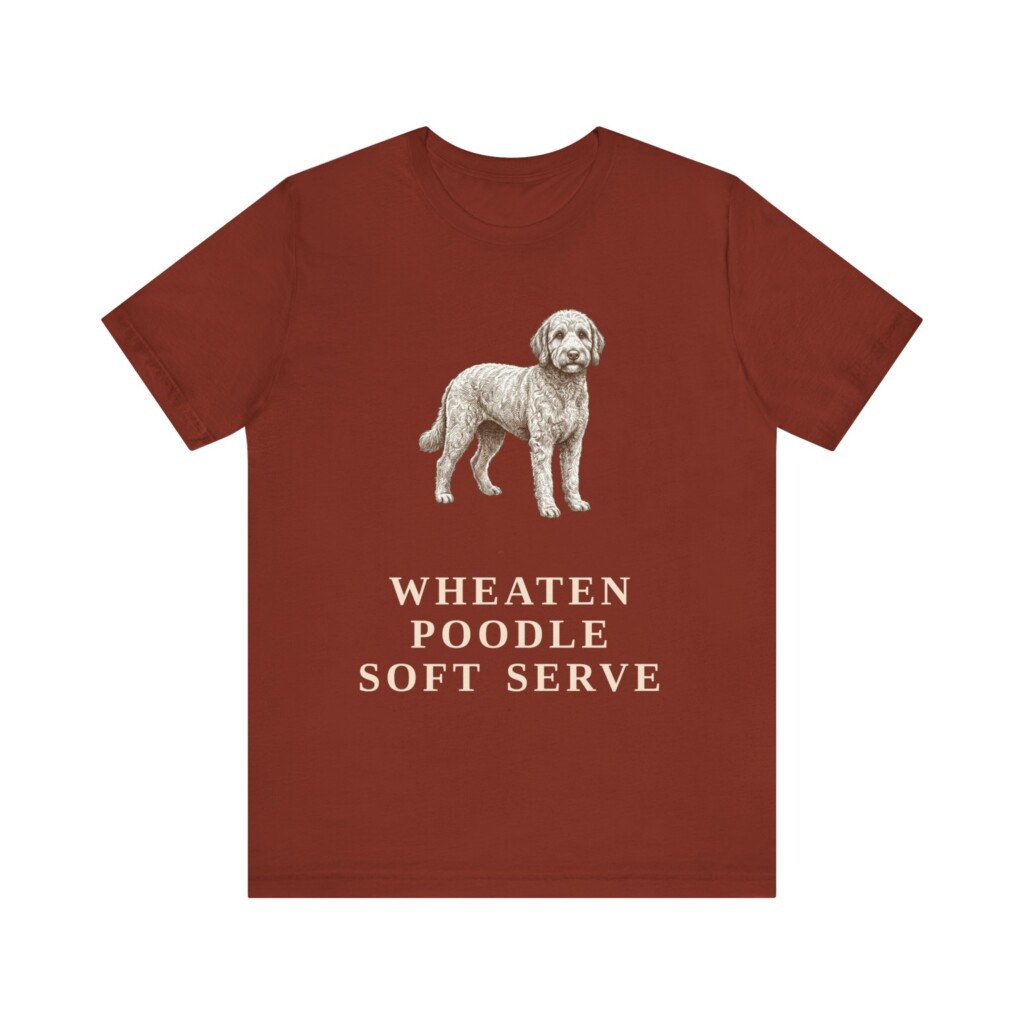 Whoodle Humor Shirt, Vintage Dog Sketch Tee, Dog Humor Gift