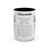 15oz Chiweenie Mug, Illustrated Dog Breed Facts Coffee Mug, Vintage Dog Keepsake Gift