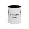 11oz Cavachon Dog Mom Mug, Vintage Sketch Coffee Mug, Dog Mom Gift