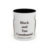 5471709794151402626_2048.jpeg 11oz Black and Tan Coonhound Latin Mug, Vintage Dog Coffee Mug, Dog Lover Gift