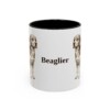 11oz Beaglier Mug, Vintage Dog Portrait Coffee Mug, Dog Lover Gift
