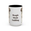 15oz Funny Beagle Mug, Vintage Dog Coffee Mug, Dog Lover Gift