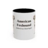 11oz American Foxhound Latin Mug, Vintage Dog Coffee Mug, Dog Lover Gift