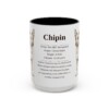 15oz Chipin Mug, Illustrated Dog Breed Facts Coffee Mug, Vintage Dog Keepsake Gift
