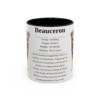 11oz Beauceron Mug, Illustrated Dog Breed Facts Coffee Mug, Vintage Dog Keepsake Gift