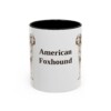 11oz American Foxhound Mug, Vintage Dog Portrait Coffee Mug, Dog Lover Gift