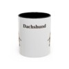 11oz Dachshund Mug, Vintage Dog Portrait Coffee Mug, Dog Lover Gift