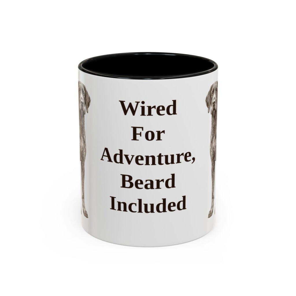 11oz Funny German Wirehaired Pointer Mug, Vintage Dog Coffee Mug, Dog Lover Gift