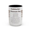 15oz Entlebucher Mountain Dog Mug, Illustrated Dog Breed Facts Coffee Mug, Vintage Dog Keepsake Gift