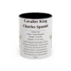 11oz Cavalier King Charles Spaniel Mug, Illustrated Dog Breed Facts Coffee Mug, Vintage Dog Keepsake Gift