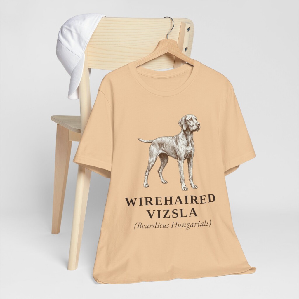 6215440239009644268_2048.jpeg Wirehaired Vizsla Latin Shirt, Vintage Dog Sketch Tee, Dog Latin Gift