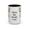 15oz Funny Basenji Mug, Vintage Dog Coffee Mug, Dog Lover Gift