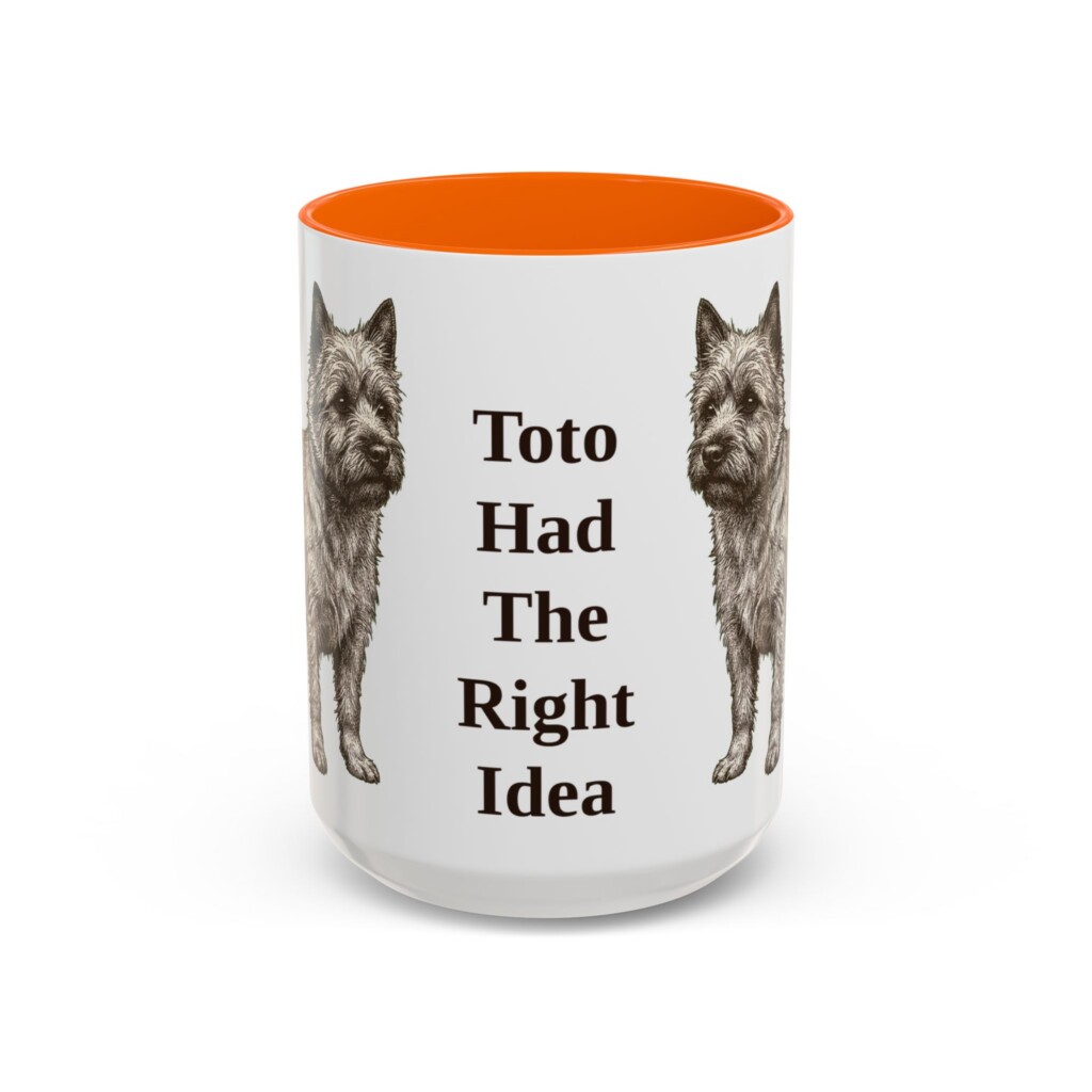6269557446212017521_2048.jpeg 15oz Funny Cairn Terrier Mug, Vintage Dog Coffee Mug, Dog Lover Gift