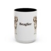 15oz Beaglier Mug, Vintage Dog Portrait Coffee Mug, Dog Lover Gift