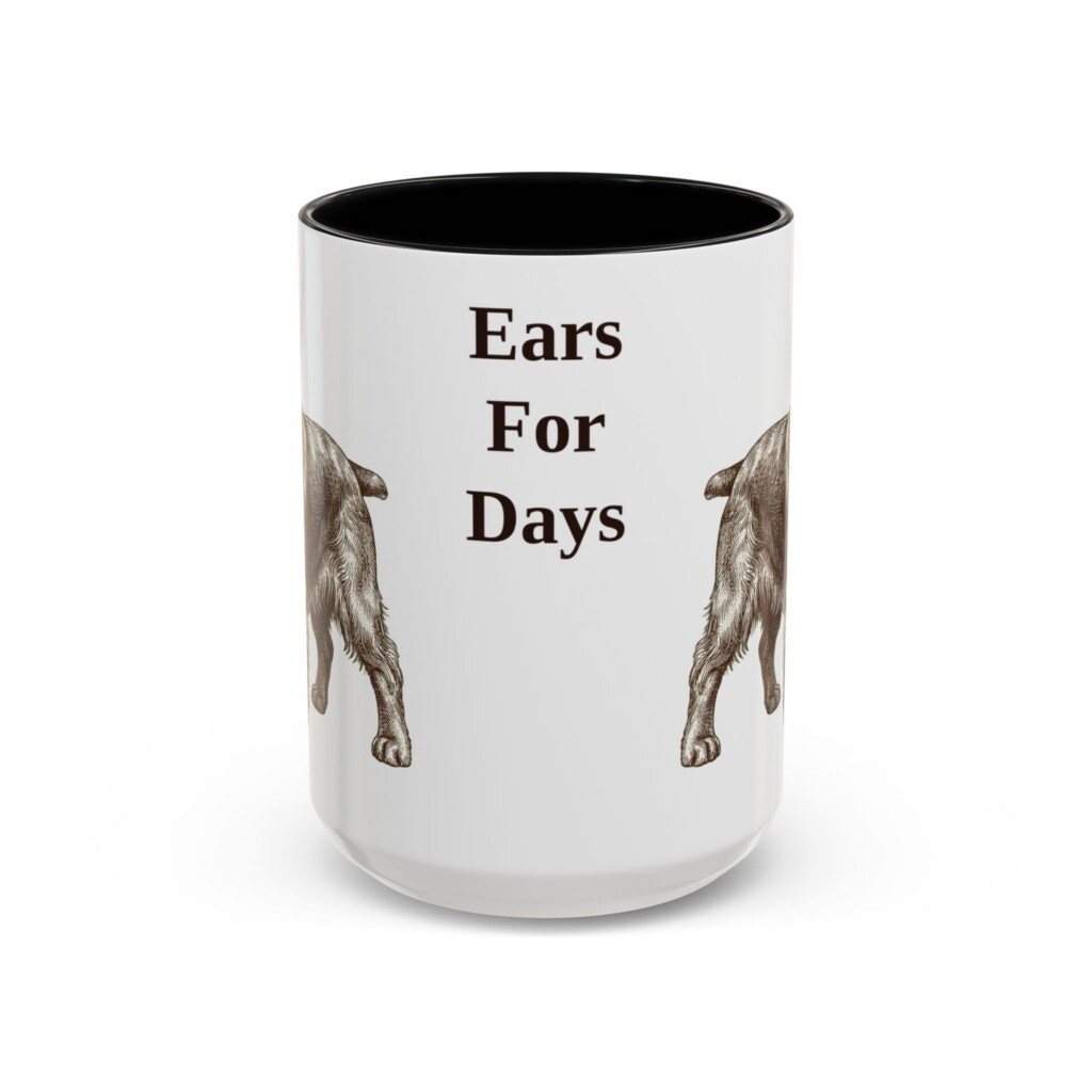 15oz Funny English Cocker Spaniel Mug, Vintage Dog Coffee Mug, Dog Lover Gift