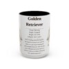 6293858586126778964_2048.jpeg 15oz Golden Retriever Mug, Illustrated Dog Breed Facts Coffee Mug, Vintage Dog Keepsake Gift