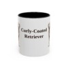 11oz Curly-Coated Retriever Mug, Vintage Dog Portrait Coffee Mug, Dog Lover Gift