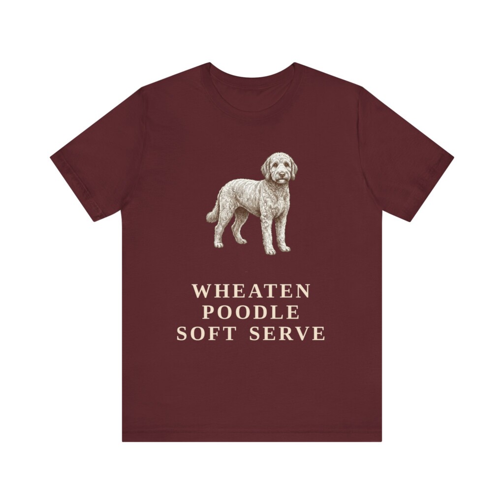 Whoodle Humor Shirt, Vintage Dog Sketch Tee, Dog Humor Gift