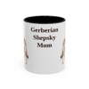 11oz Gerberian Shepsky Dog Mom Mug, Vintage Sketch Coffee Mug, Dog Mom Gift