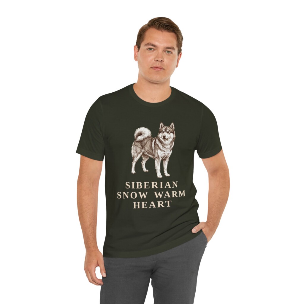 Yakutian Laika Humor Shirt, Vintage Dog Sketch Tee, Dog Humor Gift