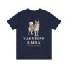 Yakutian Laika Latin Shirt, Vintage Dog Sketch Tee, Dog Latin Gift