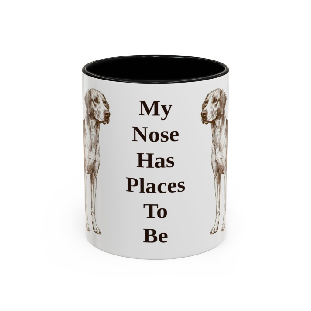 11oz Funny American Foxhound Mug, Vintage Dog Coffee Mug, Dog Lover Gift