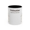 11oz Dalmatian Latin Mug, Vintage Dog Coffee Mug, Dog Lover Gift
