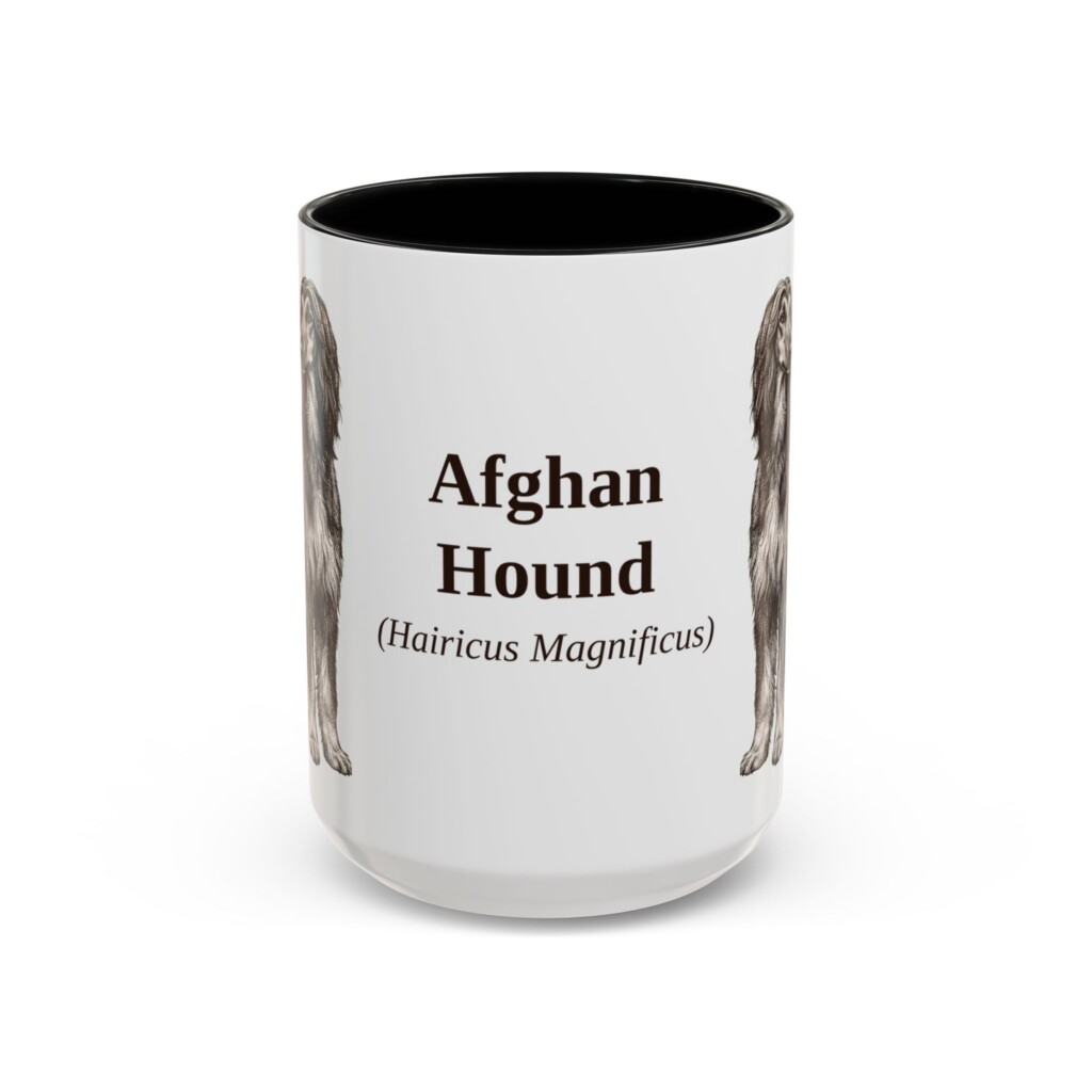 6829508198827423132_2048.jpeg 15oz Afghan Hound Latin Mug, Vintage Dog Coffee Mug, Dog Lover Gift