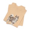 Yakutian Laika Humor Shirt, Vintage Dog Sketch Tee, Dog Humor Gift