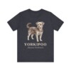 Yorkipoo Latin Shirt, Vintage Dog Sketch Tee, Dog Latin Gift