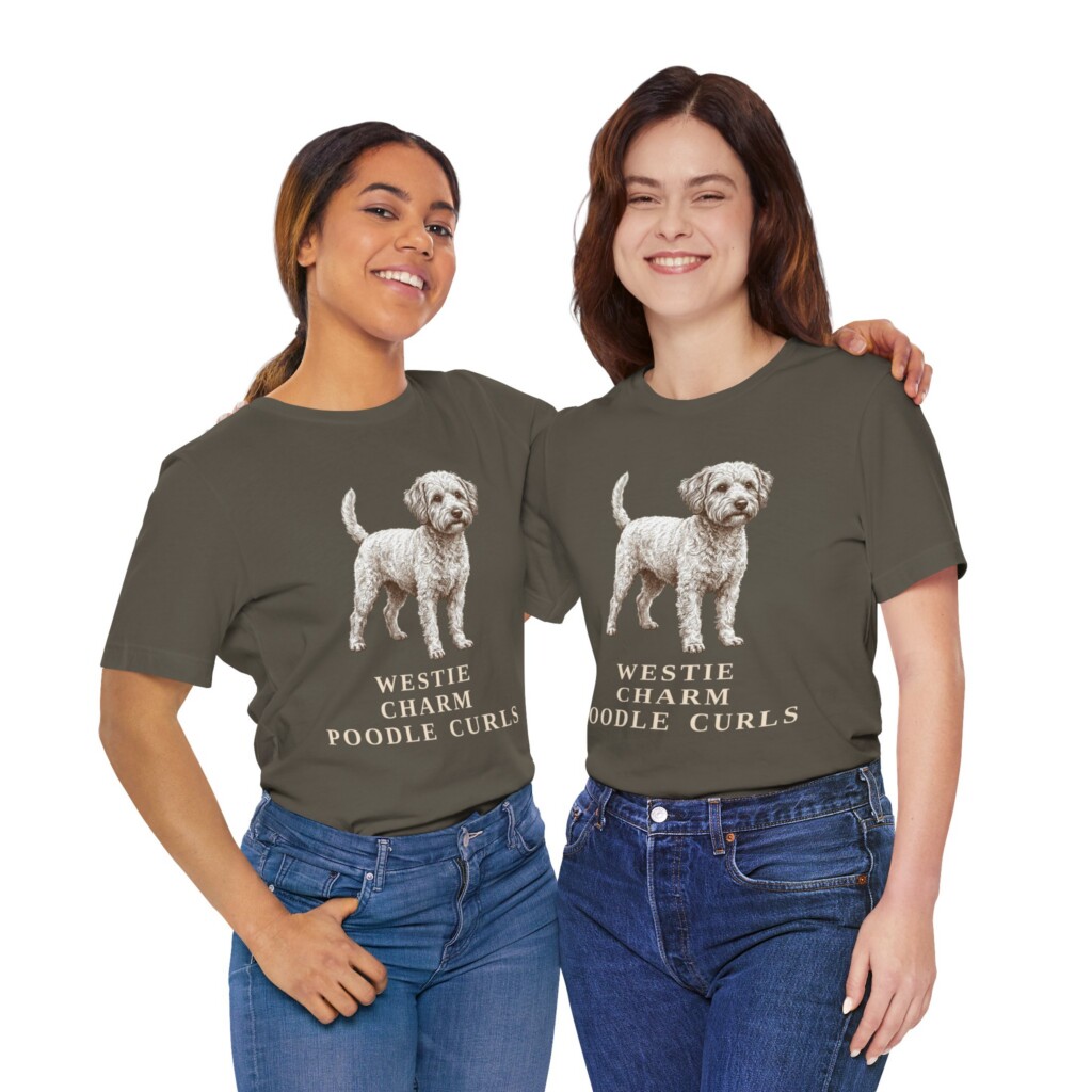 Westiepoo Humor Shirt, Vintage Dog Sketch Tee, Dog Humor Gift