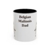 11oz Belgian Malinois Dog Dad Mug, Vintage Sketch Coffee Mug, Dog Dad Gift