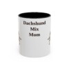 11oz Dachshund Mix Dog Mom Mug, Vintage Sketch Coffee Mug, Dog Mom Gift
