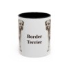 11oz Border Terrier Mug, Vintage Dog Portrait Coffee Mug, Dog Lover Gift