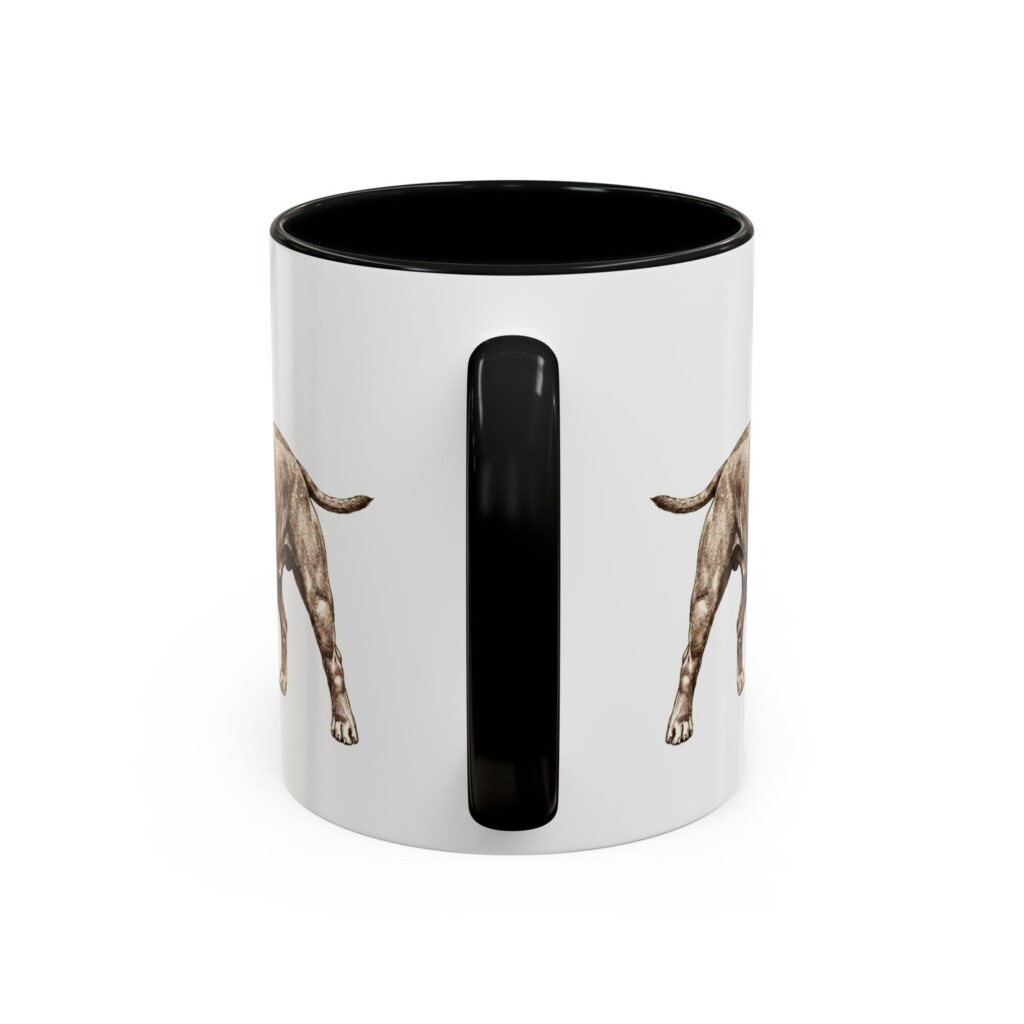 11oz American Bully Dog Mom Mug, Vintage Sketch Coffee Mug, Dog Mom Gift