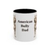 11oz American Bully Dog Dad Mug, Vintage Sketch Coffee Mug, Dog Dad Gift