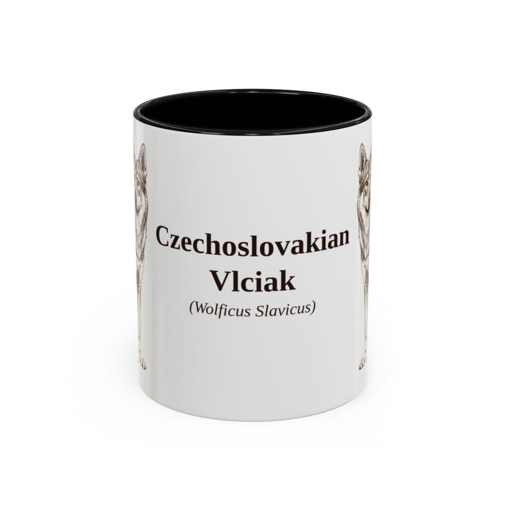 11oz Czechoslovakian Vlciak Latin Mug, Vintage Dog Coffee Mug, Dog Lover Gift