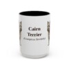 7250445360588539834_2048.jpeg 15oz Cairn Terrier Latin Mug, Vintage Dog Coffee Mug, Dog Lover Gift