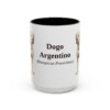 7273371562413998342_2048.jpeg 15oz Dogo Argentino Latin Mug, Vintage Dog Coffee Mug, Dog Lover Gift