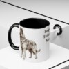 11oz Belgian Tervuren Dog Mom Mug, Vintage Sketch Coffee Mug, Dog Mom Gift