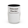 15oz Doberman Pinscher Latin Mug, Vintage Dog Coffee Mug, Dog Lover Gift