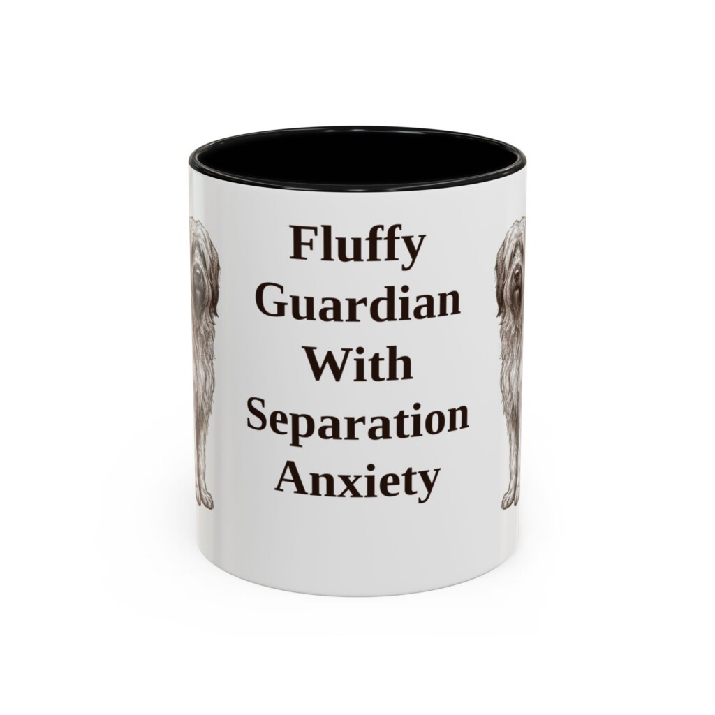11oz Funny Briard Mug, Vintage Dog Coffee Mug, Dog Lover Gift
