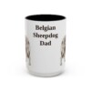 7612894430853598297_2048.jpeg 15oz Belgian Sheepdog Dog Dad Mug, Vintage Sketch Coffee Mug, Dog Dad Gift