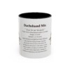 7767904509230556539_2048.jpeg 11oz Dachshund Mix Mug, Illustrated Dog Breed Facts Coffee Mug, Vintage Dog Keepsake Gift