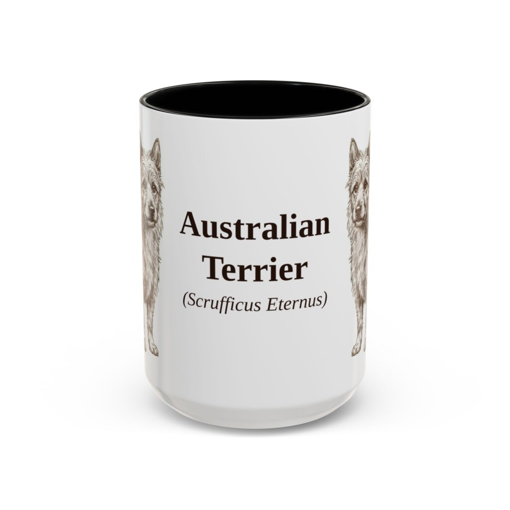 7826466608715360741_2048.jpeg 15oz Australian Terrier Latin Mug, Vintage Dog Coffee Mug, Dog Lover Gift