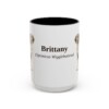 15oz Brittany Latin Mug, Vintage Dog Coffee Mug, Dog Lover Gift
