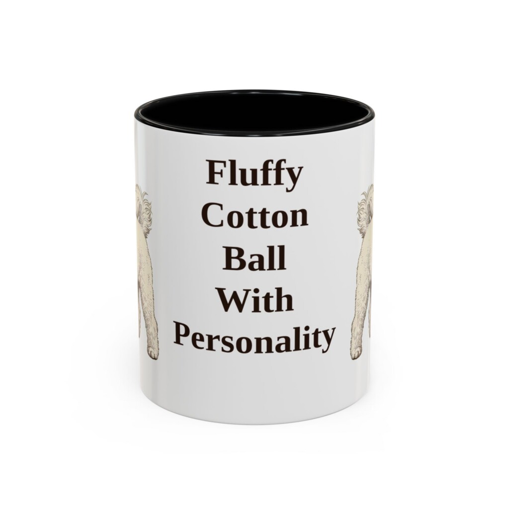 11oz Funny Bichon Frise Mug, Vintage Dog Coffee Mug, Dog Lover Gift